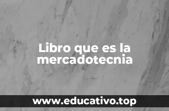 Libro que es la mercadotecnia