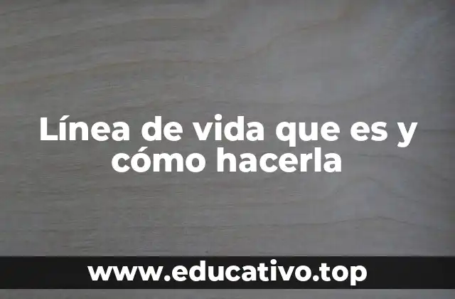 Línea de vida que es y cómo hacerla