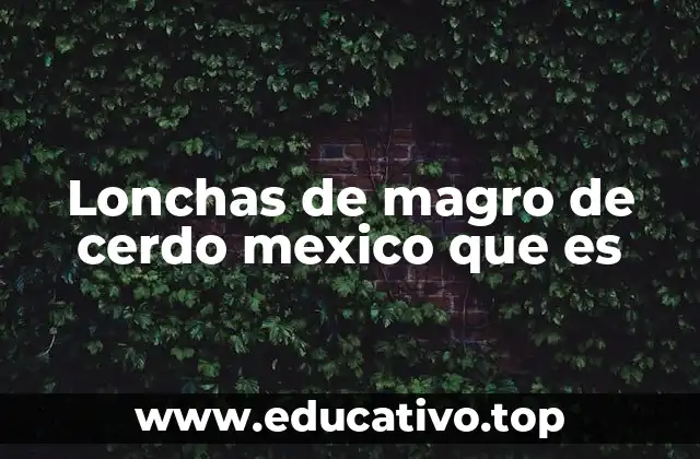 El papel de la carne de cerdo en la cocina mexicana