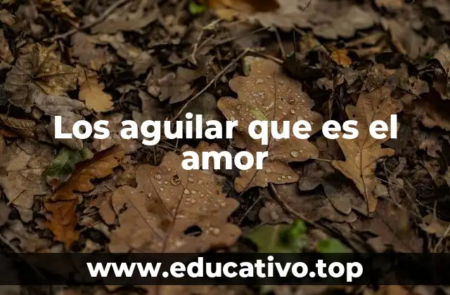 Los aguilar que es el amor