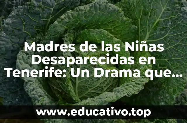 Madres de las Niñas Desaparecidas en Tenerife: Un Drama que Conmociona a la Sociedad