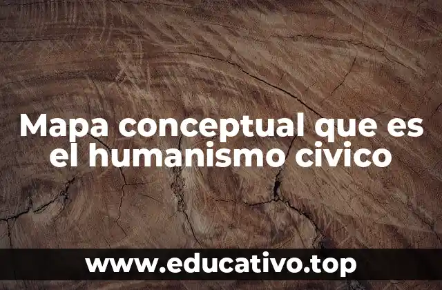 Mapa conceptual que es el humanismo civico
