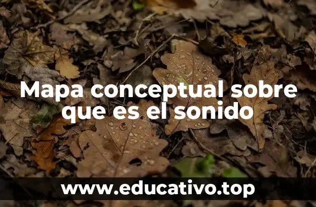 Mapa conceptual sobre que es el sonido