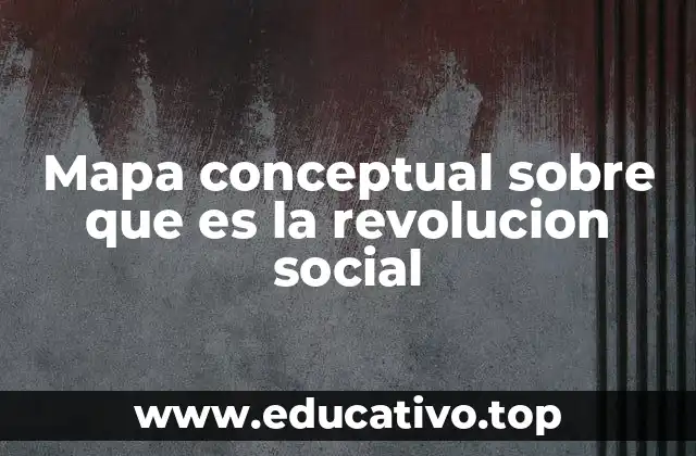 Mapa conceptual sobre que es la revolucion social