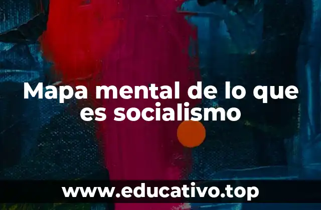 Mapa mental de lo que es socialismo