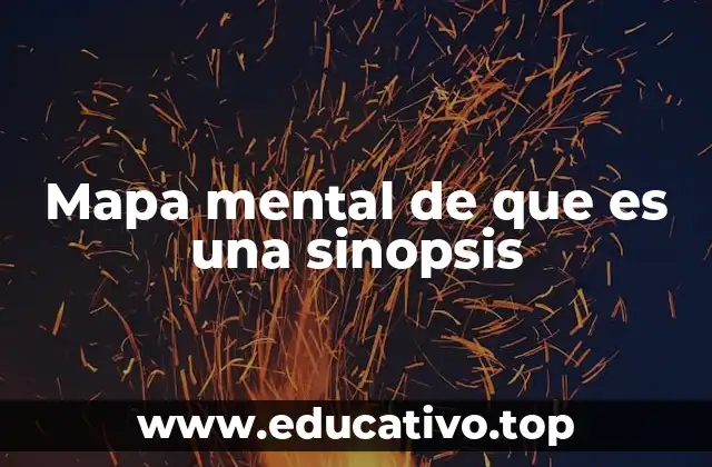 Mapa mental de que es una sinopsis