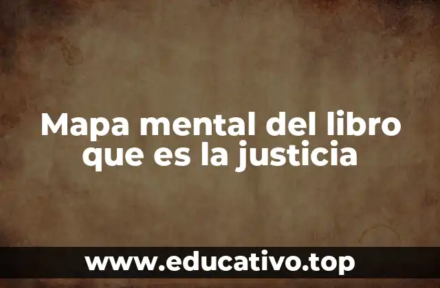 Mapa mental del libro que es la justicia