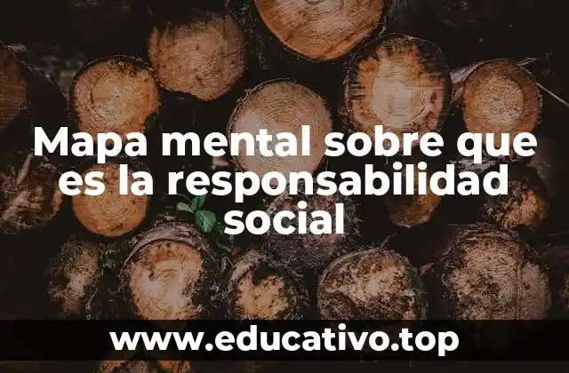 Mapa mental sobre que es la responsabilidad social