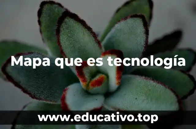 Mapa que es tecnología