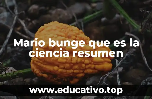 Mario bunge que es la ciencia resumen