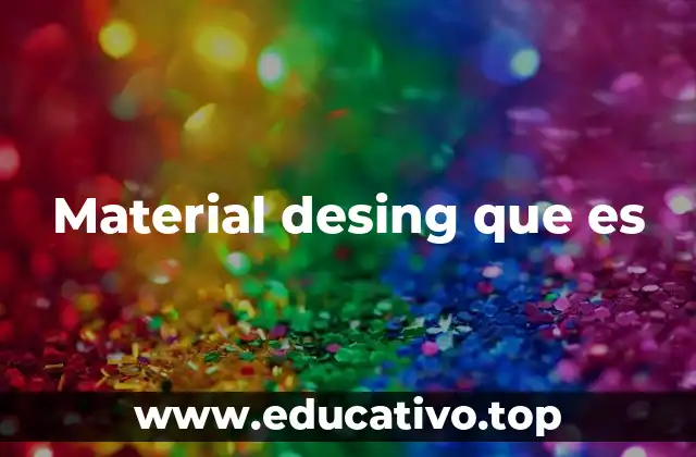 Material desing que es
