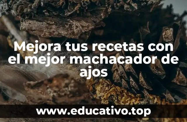 Mejora tus recetas con el mejor machacador de ajos