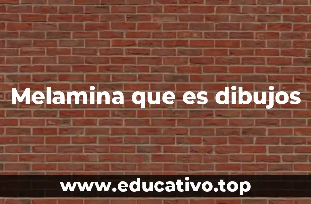 Melamina que es dibujos