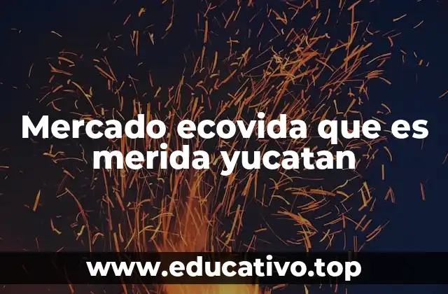 Mercado ecovida que es merida yucatan
