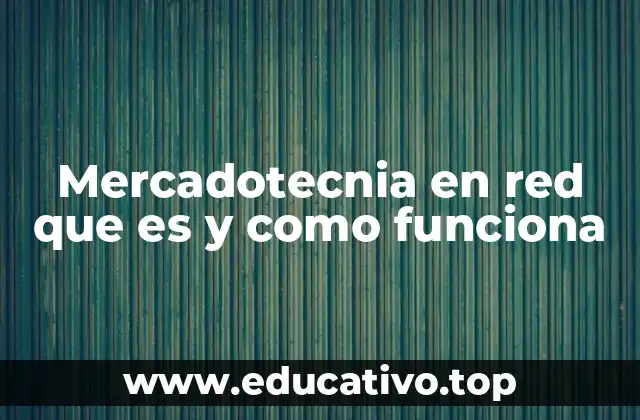 Mercadotecnia en red que es y como funciona