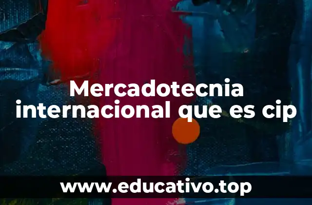 Mercadotecnia internacional que es cip