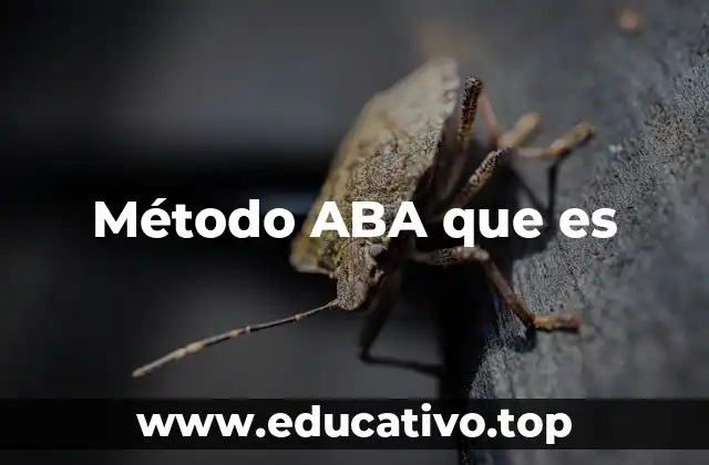 Método ABA que es