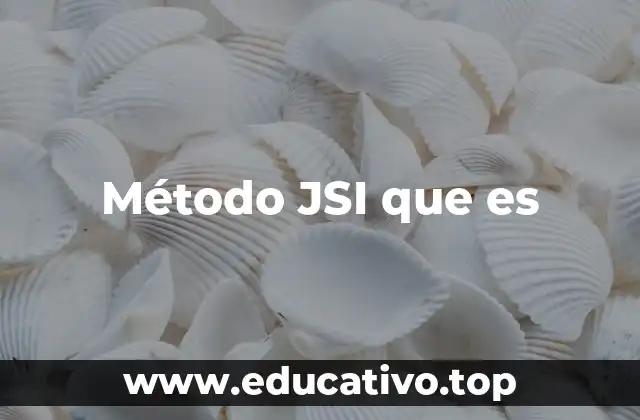 Método JSI que es