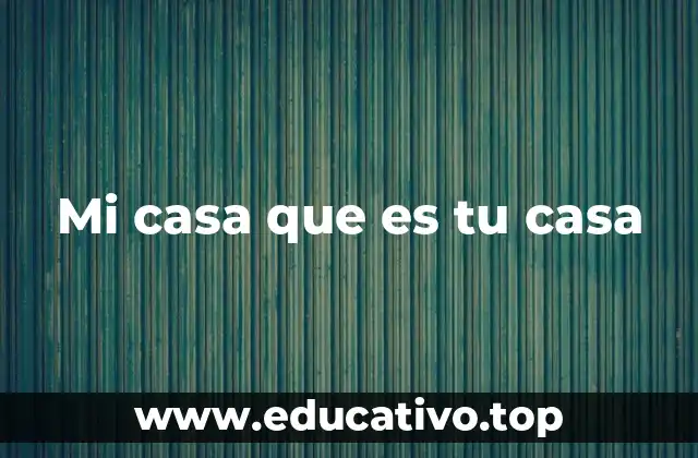 La hospitalidad como fundamento de la convivencia