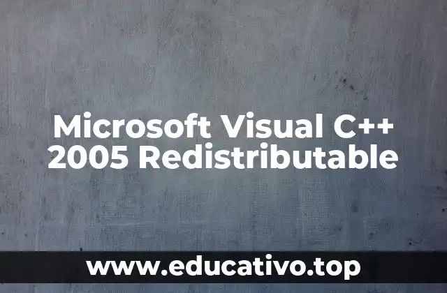 Microsoft Visual C++ 2005 Redistributable