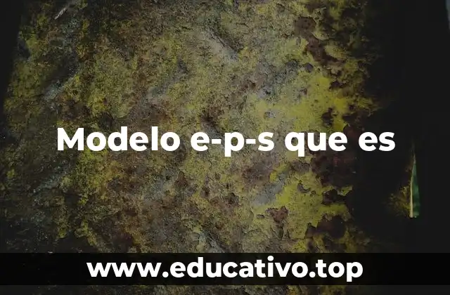 Modelo e-p-s que es