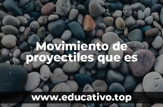 Cómo se describe el movimiento de un proyectil