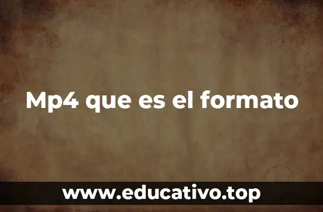 Mp4 que es el formato