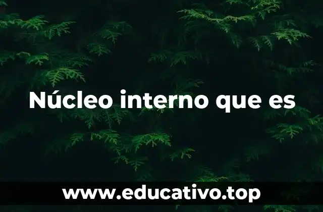 Núcleo interno que es