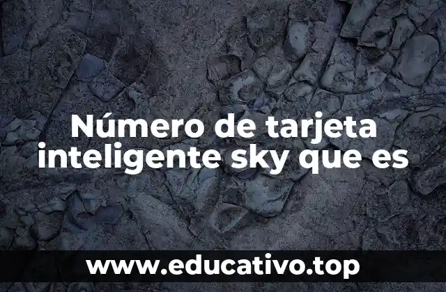 Número de tarjeta inteligente sky que es