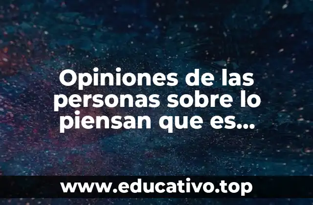 Opiniones de las personas sobre lo piensan que es depresion