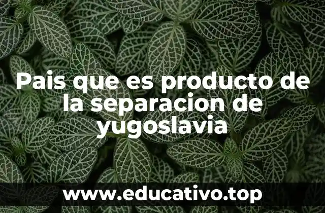 El proceso de desmembramiento de un antiguo estado balcánico