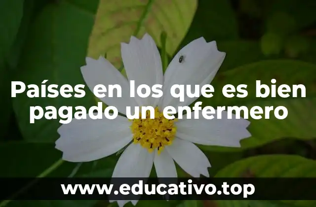 Países en los que es bien pagado un enfermero