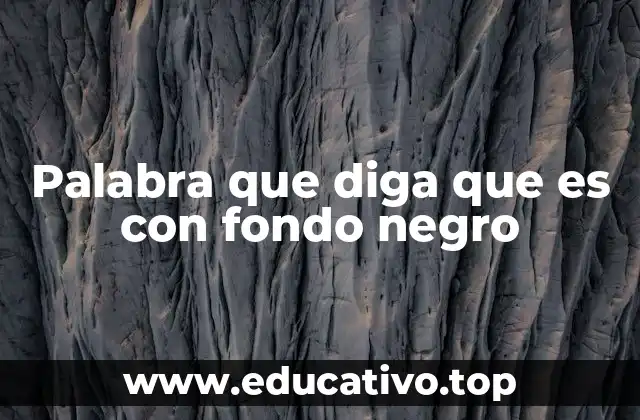 El uso del fondo negro en diseño y tecnología