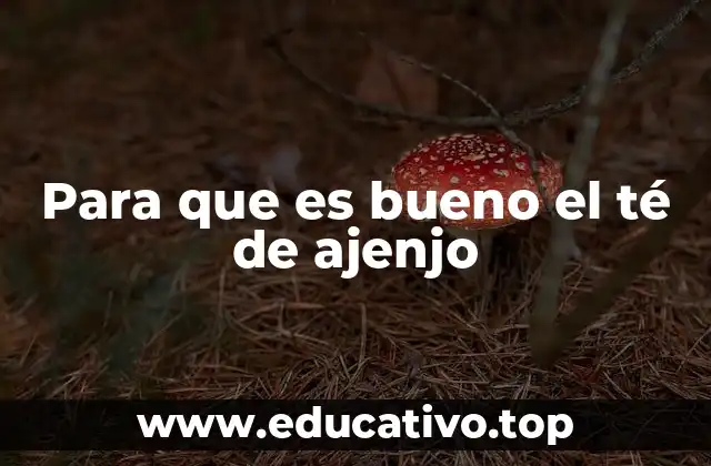 Para que es bueno el té de ajenjo