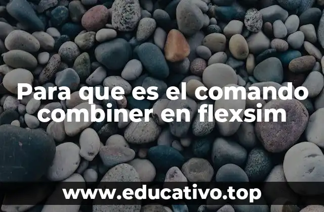 Para que es el comando combiner en flexsim