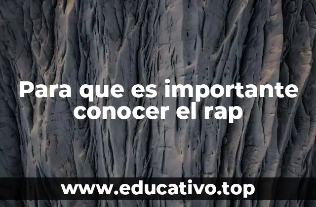 El rap como fenómeno cultural y social