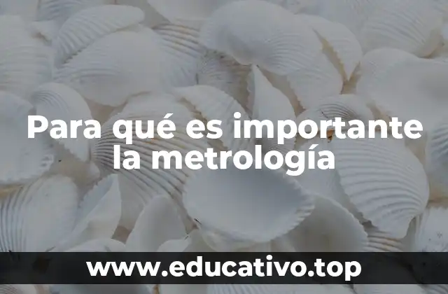 Para qué es importante la metrología