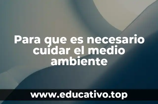 La importancia de preservar los recursos naturales