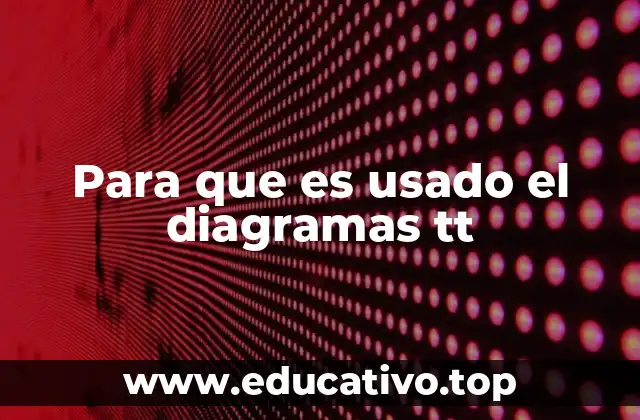 Para que es usado el diagramas tt