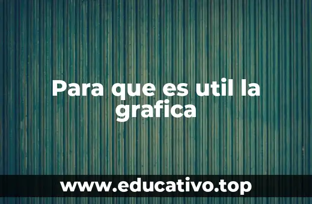 Para que es util la grafica