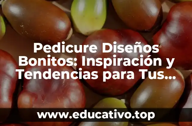 Pedicure Diseños Bonitos: Inspiración y Tendencias para Tus Pies