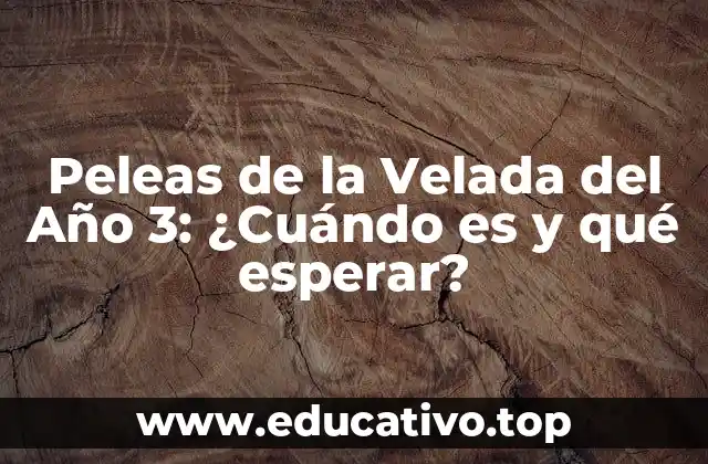Peleas de la Velada del Año 3: ¿Cuándo es y qué esperar?