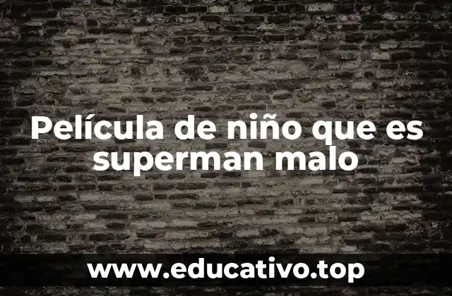 Cómo se construye el arco narrativo de un niño superhéroe que se vuelve villano