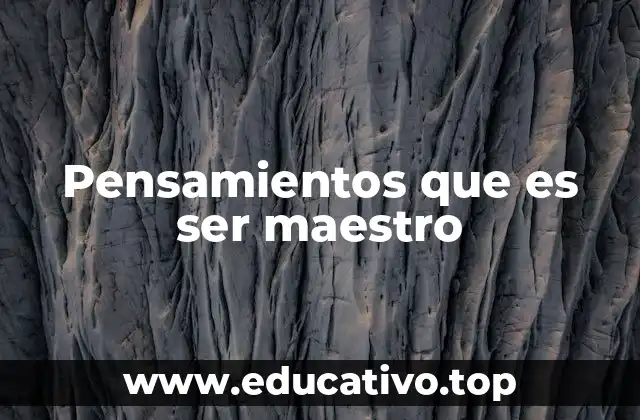 La vocación del docente y su impacto en la sociedad