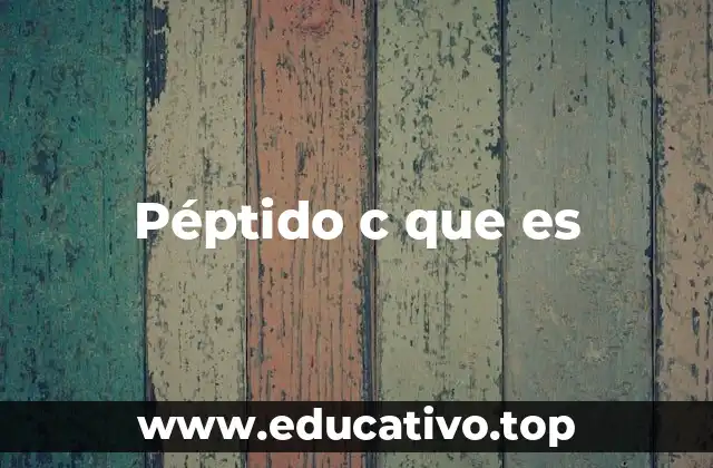 Péptido c que es