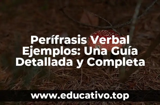 Perífrasis Verbal Ejemplos: Una Guía Detallada y Completa