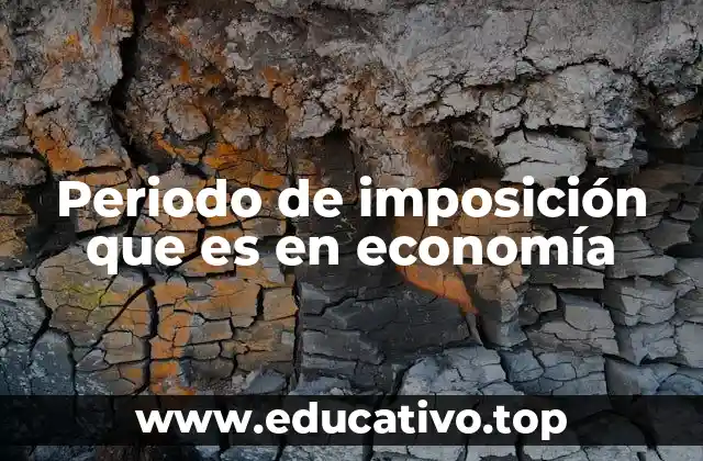 Periodo de imposición que es en economía