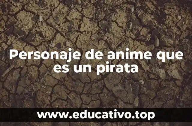 Personaje de anime que es un pirata