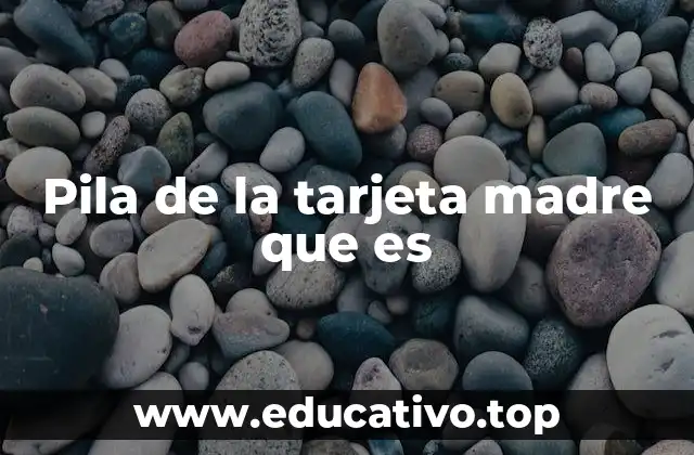 Cómo afecta la pila de la BIOS al rendimiento del equipo