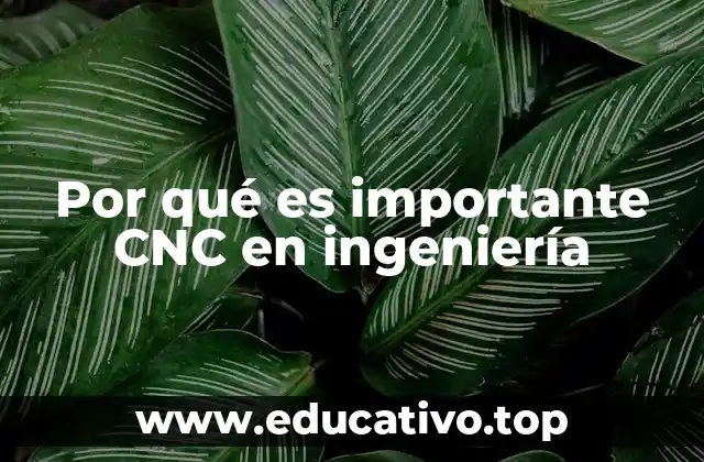 Por qué es importante CNC en ingeniería